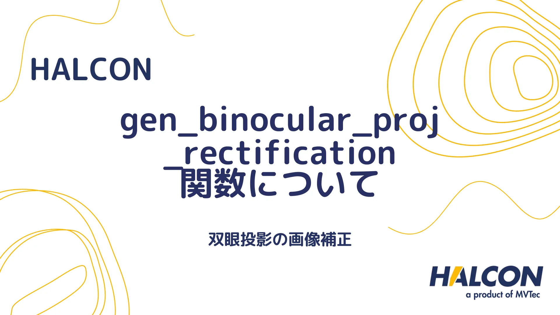 【HALCON】gen_binocular_proj_rectification 関数について - 双眼投影の画像補正